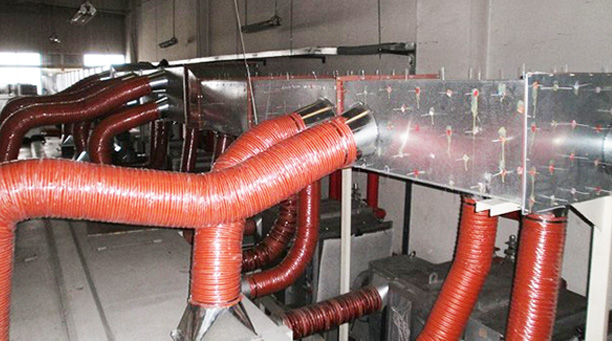 鑫翔宇耐高溫風管使用案例